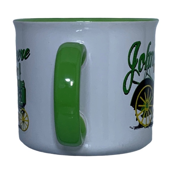 JOHN DEERE Jumbo Mug Tractor Officially Licensed 21.5 oz White Green Gift Mug - Picture 6 of 16